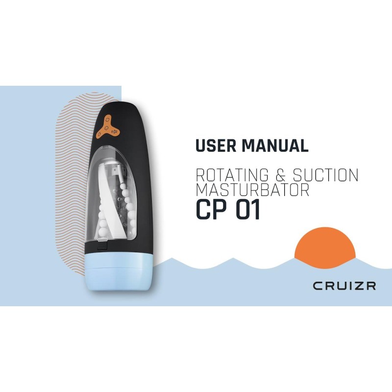 CRUIZR-CP01Rotating And Sucking Automatic Masturbator With Adapter